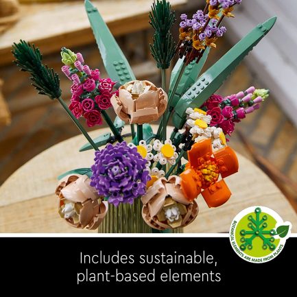 LEGO® Icons Expert: Flower Bouquet Artificial Flowers (10280) (756τμχ) - Image 6