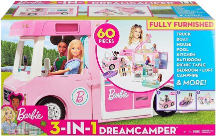 Barbie 3 Σε 1 Dreamcamper Τροχόσπιτο (GHL93) - Image 9