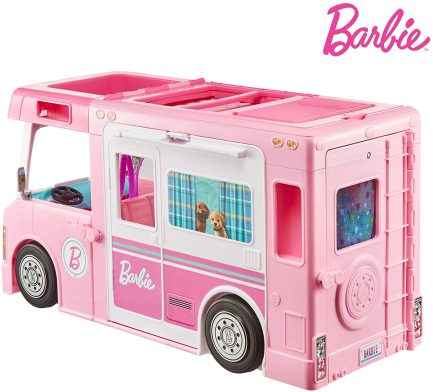 Barbie 3 Σε 1 Dreamcamper Τροχόσπιτο (GHL93) - Image 10