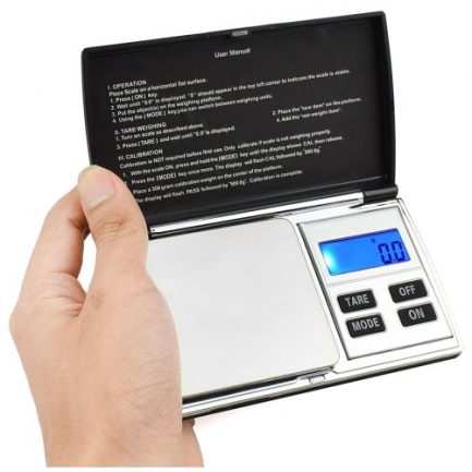 Επαγγελματική Ζυγαριά Ακριβείας 0.5kg/0.1gr Με Δερμάτινη θήκη μεταφοράς (DS-08) - Image 2