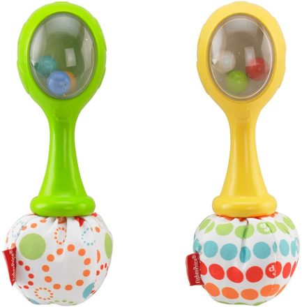 Fisher Price Rattle ’n Rock Maracas Σετ Κουδουνίστρες - Μαράκες (BLT33) - Image 2