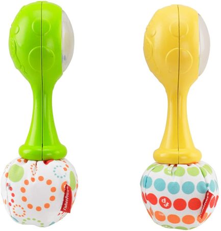 Fisher Price Rattle ’n Rock Maracas Σετ Κουδουνίστρες - Μαράκες (BLT33) - Image 3