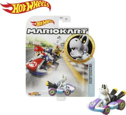 Mattel Hot Wheels: Mario Kart - Dry Bones Standard Kart Die-Cast (GJH59) - Image 3