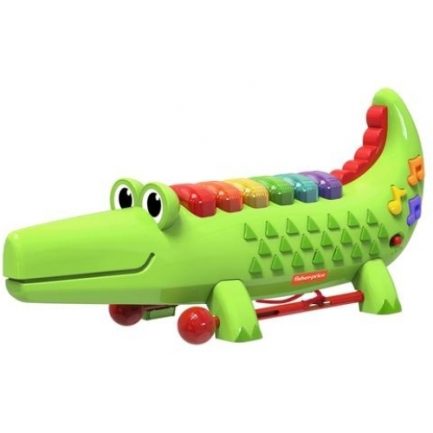 Fisher Price Ξυλόφωνο Κροκόδειλος με Μουσική για 3+ Μηνών (22282) - Image 2
