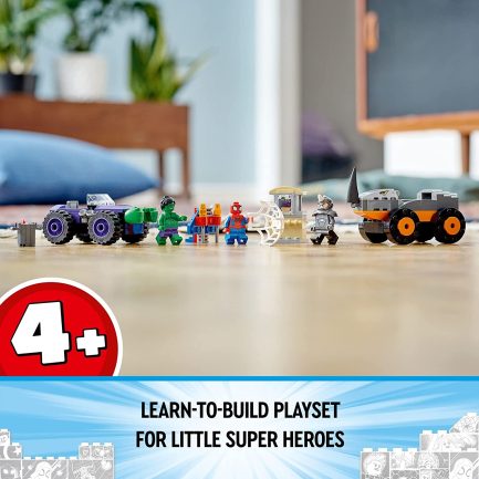 LEGO®Super Heroes Σπάιντι Και Οι Φανταστικοί Φίλοι Του: Αναμέτρηση Χαλκ Εναντίον Ράινο Με Φορτηγά (10782) - Image 2