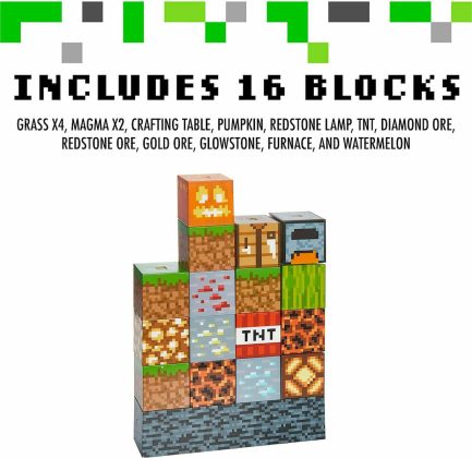 Paladone Παιδικό Διακοσμητικό Φωτιστικό Minecraft Block Building Light BDP (PP6596MCFEU) - Image 4