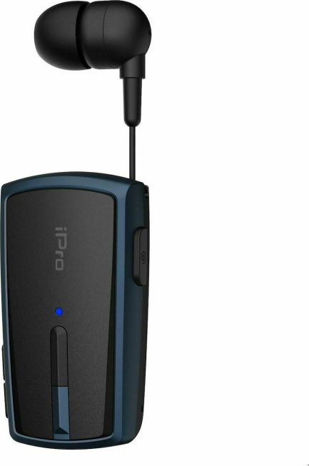 iPro RH120 In-ear Bluetooth Handsfree Μαύρο / Μπλε - Image 3