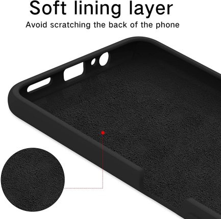 Xiaomi Poco M4 Pro 5G - Soft Touch Silicone Cover with Microfiber Interior Camera Protection Dark Blue (oem) - Image 2