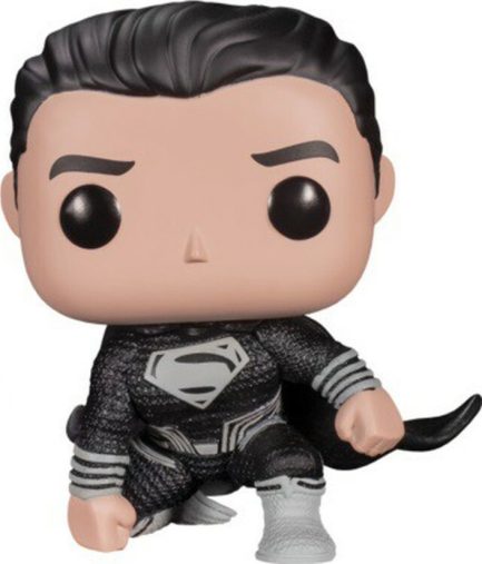 Funko Pop! Movies: Zack Snyder Justice League - Superman (Black Suit Landing) (Special Edition) #1127 Vinyl Figure (889698568357) - Image 2