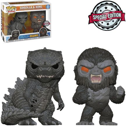 Funko Pop! 2-Pack Movies: Godzilla & Kong (Special Edition) Vinyl Figures (889698526975) - Image 2
