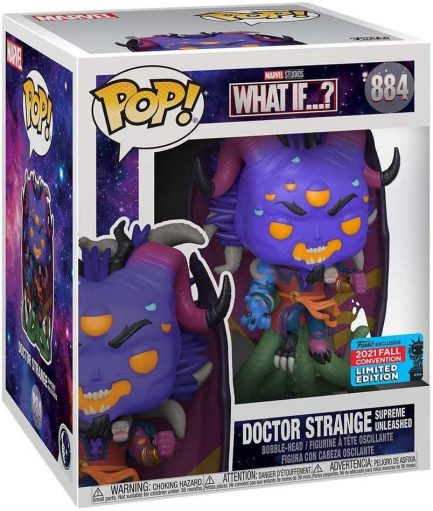 Funko Pop! Marvel Super: What If...? - Doctor Strange Supreme Unleashed (Special Edition) #884 Bobble-Head Vinyl Figure (6") (889698555296) - Image 2