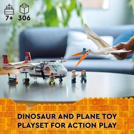 Lego Jurassic World Quetzalcoatlus Plane Ambush : Ενέδρα Με Αεροπλάνο Του Κουετζαλκόατλους (76947) (293 Pieces) - Image 2