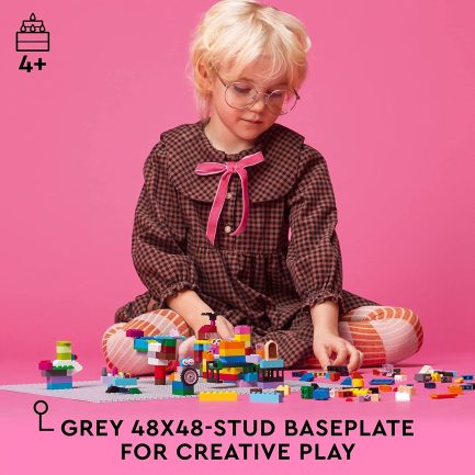 LEGO®Classic Gray Baseplate - Γκρι Βάση για 4+ ετών (11024) - Image 2