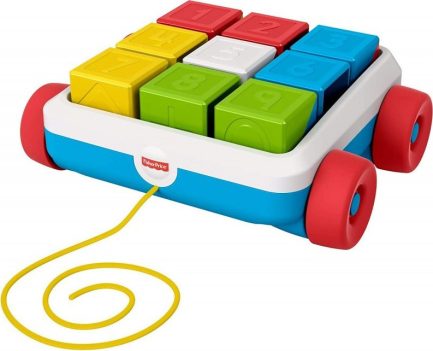 Fisher Price - Συρόμενο Βαγονάκι με Τουβλάκια (GJW10) - Image 2