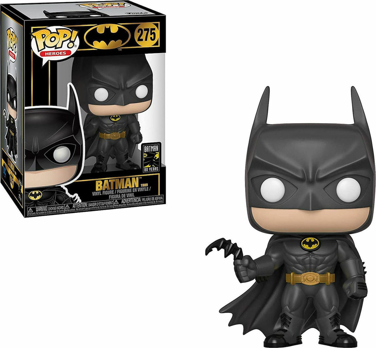 Funko Pop! Heroes: Batman 80 Years - Batman (1989) #275 Vinyl Figure - (889698372480) - Image 2