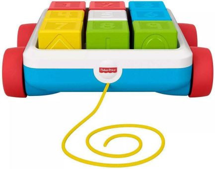 Fisher Price - Συρόμενο Βαγονάκι με Τουβλάκια (GJW10) - Image 5