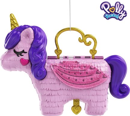 Mattel Polly Pocket - Μονόκερος Πινιάτα Έκπληξη Σετ (GVL88) - Image 5
