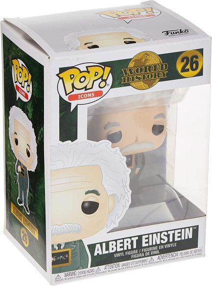 Funko Pop! Icons: World History - Albert Einstein #26 Vinyl Figure (889698435437) - Image 4