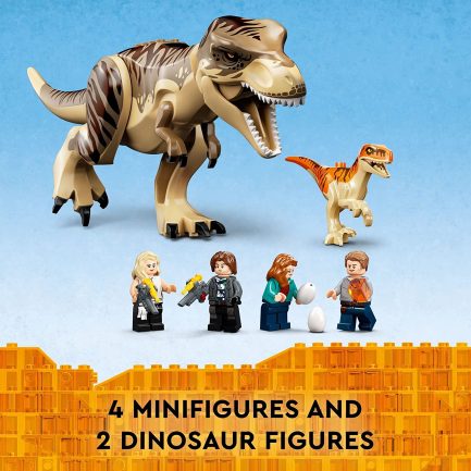 LEGO Jurassic World T. rex & Atrociraptor Dinosaur Breakout : Απόδραση Δεινόσαυρων T. Rex Και Ατροκιράπτορα (76948) (466 Pieces) - Image 5