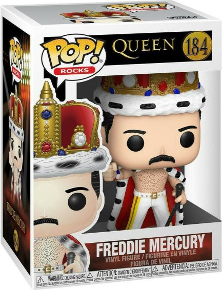 Funko Pop! Rocks: Freddie Mercury King #184 Vinyl Figure (889698501491) - Image 2