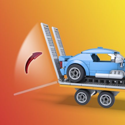 Mattel Mega Hot Wheels Building Sets - Νταλίκα (GYG66) - Image 3