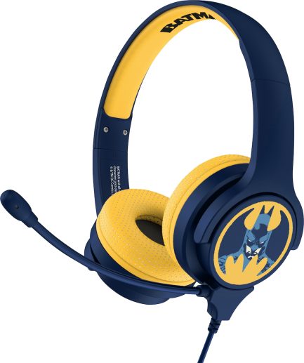 OTL Batman - Ενσύρματα On Ear Symbol Kids Interactive Headphones with Microphone (5055371623421) - Image 2