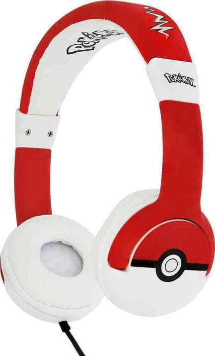 OTL Pokémon Pokéball Ενσύρματα On Ear Παιδικά Ακουστικά Κόκκινα (5055371622981) - Image 3