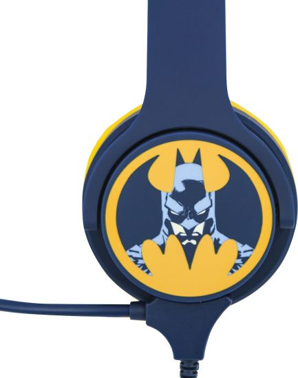 OTL Batman - Ενσύρματα On Ear Symbol Kids Interactive Headphones with Microphone (5055371623421) - Image 3