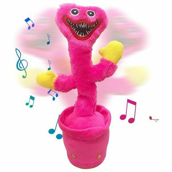 Poppy Playtime Kissy Missy Pink που Χορεύει και Μιλάει Με Μπατάριες 17*36εκ.