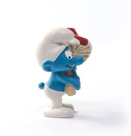 Schleich-S Παιχνίδι Μινιατούρα Στρουμφάκια Κρατώντας ένα Γούρι Μανιτάρι (SC20819) - Image 2