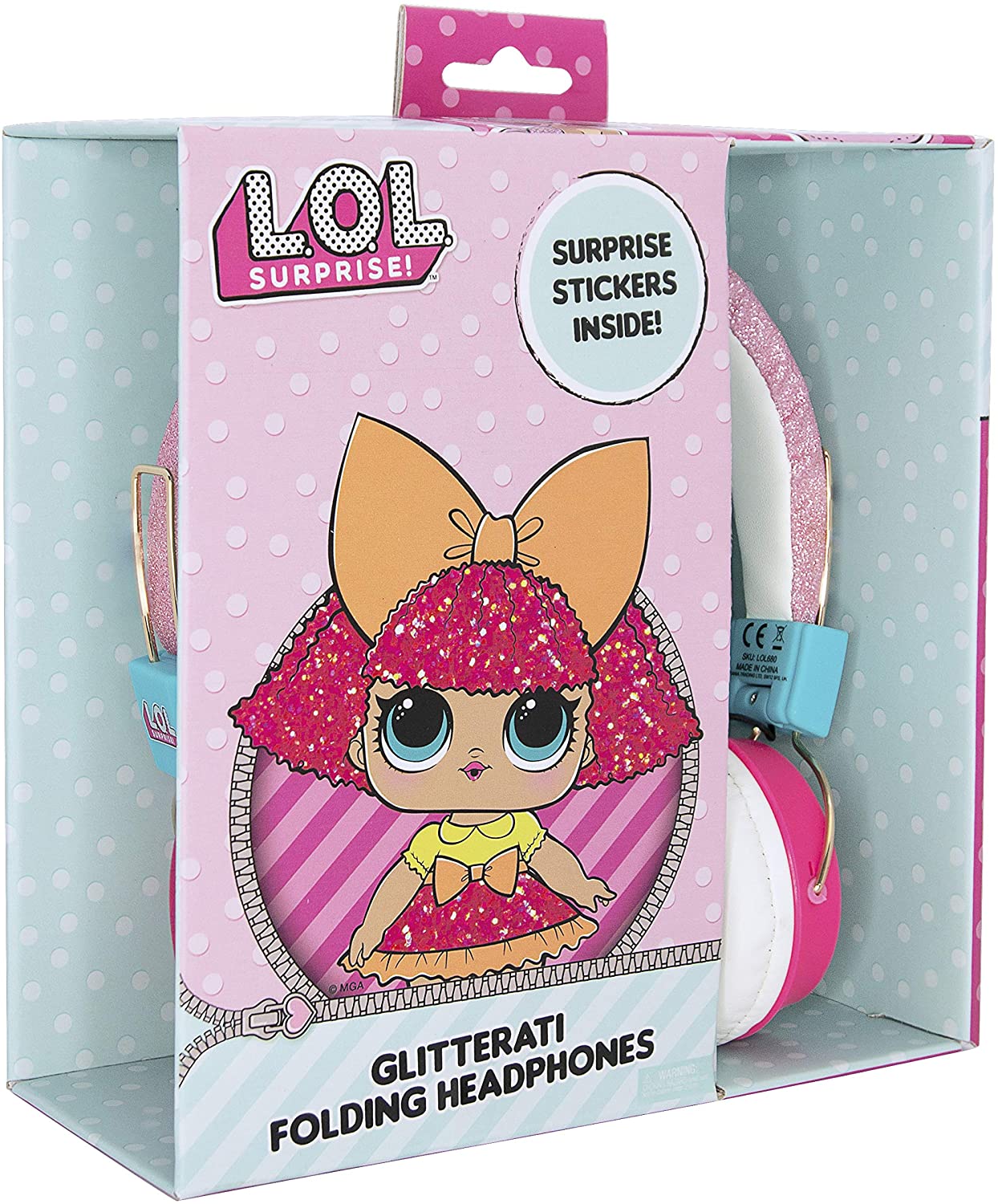 OTL L.O.L. Surprise Squadgoals Teen Ενσύρματα On Ear Παιδικά Ακουστικά Ροζ (ACC-0618)