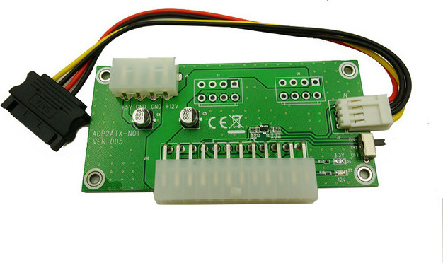 ATX 24-Pin Dual PSU Power Sync Starter Extender Cable for Bitcoin (17050)