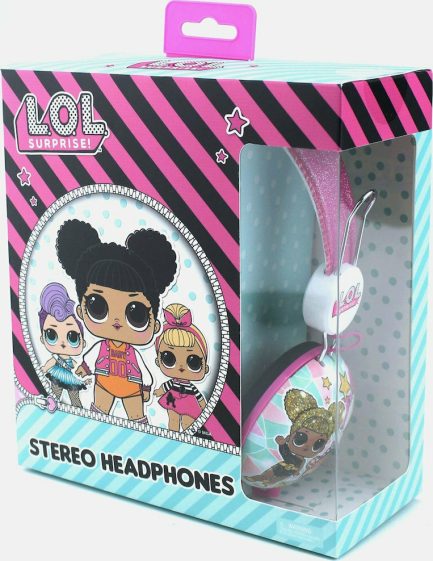 OTL L.O.L. Surprise! Glitter Glam Ενσύρματα On Ear Παιδικά Ακουστικά Ροζ (ACC-0617) - Image 3