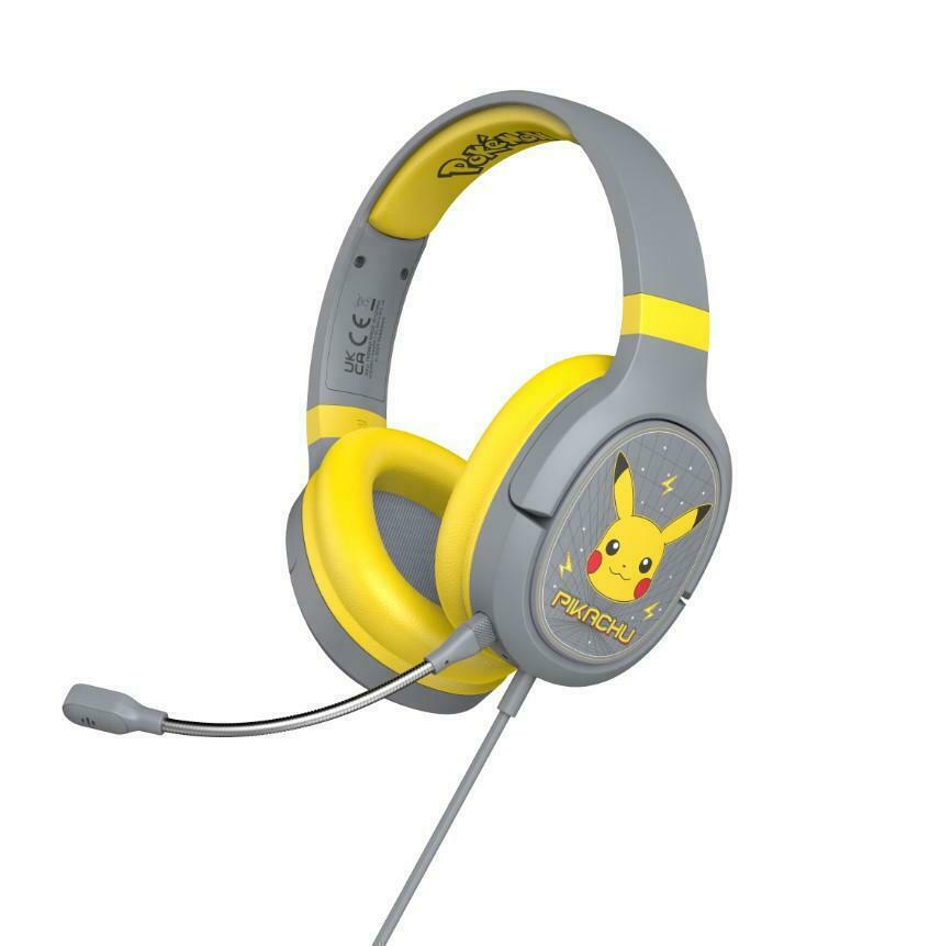 OTL Pokémon Pikachu Pro G1 Ενσύρματα Over Ear Ακουστικά Γκρι / Κίτρινα (ACC-0599) - Image 6