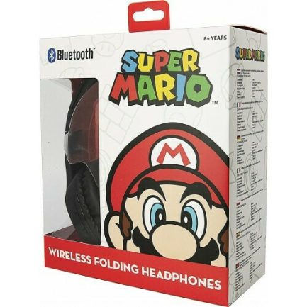 OTL Super Mario Icon Ασύρματα Bluetooth Over Ear Παιδικά Ακουστικά Μαύρα (ACC-0625) - Image 2