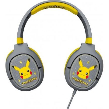 OTL Pokémon Pikachu Pro G1 Ενσύρματα Over Ear Ακουστικά Γκρι / Κίτρινα (ACC-0599) - Image 2