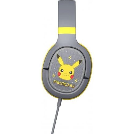 OTL Pokémon Pikachu Pro G1 Ενσύρματα Over Ear Ακουστικά Γκρι / Κίτρινα (ACC-0599) - Image 5