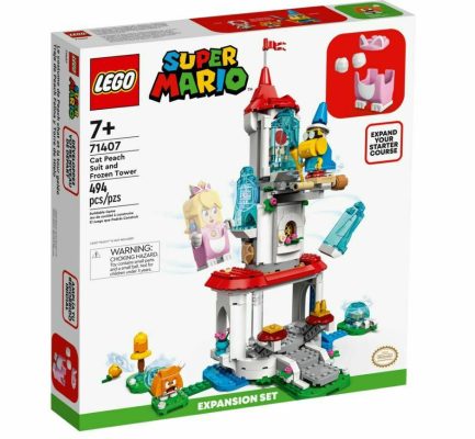Lego Super Mario Cat Peach Suit & Frozen Tower για 7+ ετών (71407)