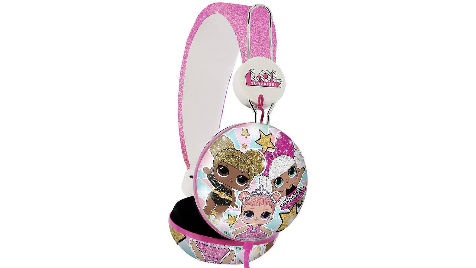 OTL L.O.L. Surprise! Glitter Glam Ενσύρματα On Ear Παιδικά Ακουστικά Ροζ (ACC-0617) - Image 3