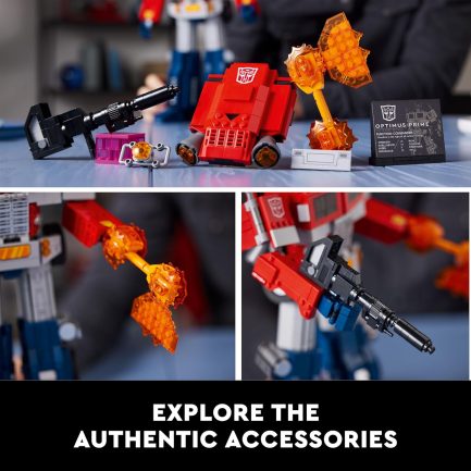Lego Icons Transformers Optimus Prime Set, 2-in-1 Robot Figure and Truck Model  (10302) - Image 4