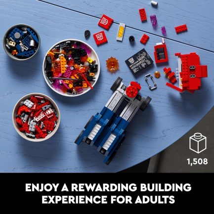 Lego Icons Transformers Optimus Prime Set, 2-in-1 Robot Figure and Truck Model  (10302) - Image 8