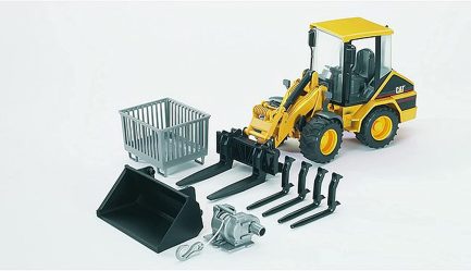 Παιχνιδολαμπάδα Bruder Caterpillar Wheel Loader - Φορτωτής Φαγανάκι CAT για 3+ Ετών (BR002441) - Image 2