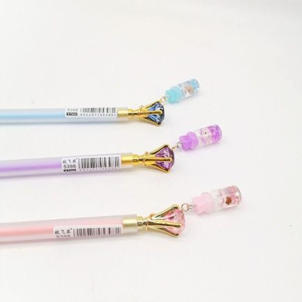 Μηχανικό μολύβι Diamond 0.7mm Kawaii Diamond Mechanical Pencil Drifting Bottle Pendant Automatic Pen Oufeiya (5398) 1Τεμ. - Image 2