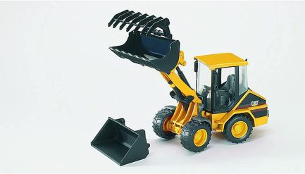 Παιχνιδολαμπάδα Bruder Caterpillar Wheel Loader - Φορτωτής Φαγανάκι CAT για 3+ Ετών (BR002441) - Image 3