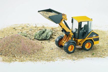 Παιχνιδολαμπάδα Bruder Caterpillar Wheel Loader - Φορτωτής Φαγανάκι CAT για 3+ Ετών (BR002441) - Image 6