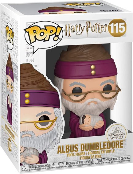 Funko Pop! Harry Potter: Wizarding World - Albus Dumbledore With Baby Harry #115 Vinyl Figure (889698480673) - Image 2