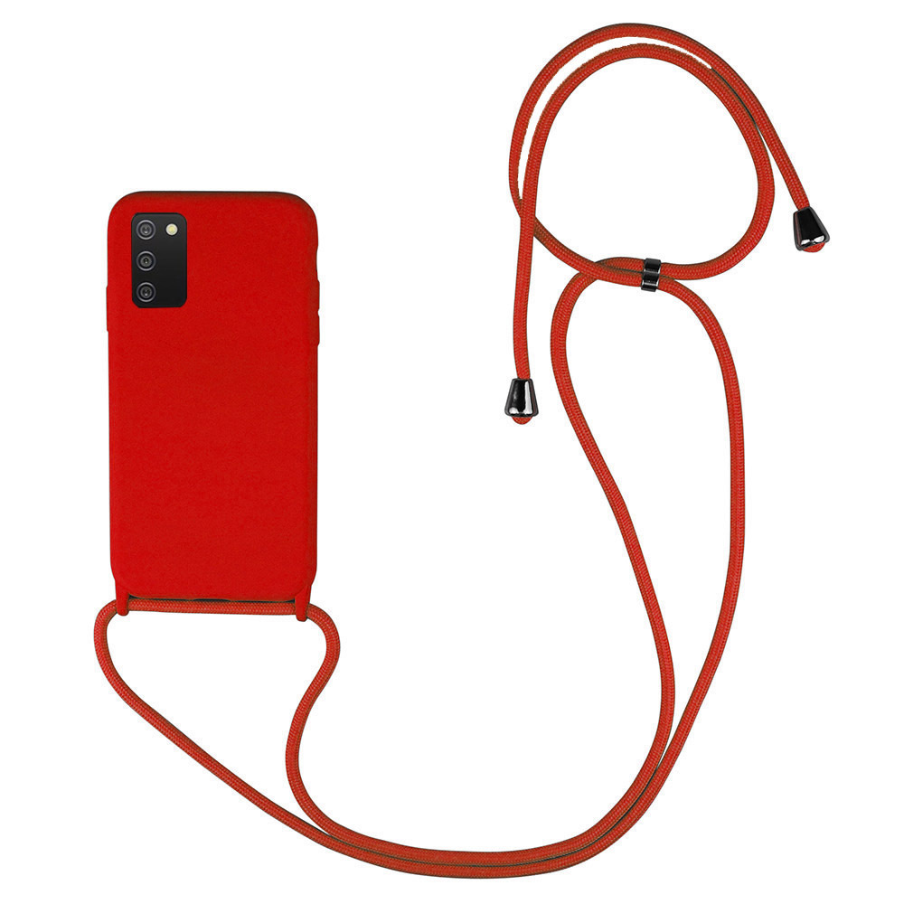 Θήκη Σιλικόνης Crossbody για Samsung Galaxy A32 5g -  Red