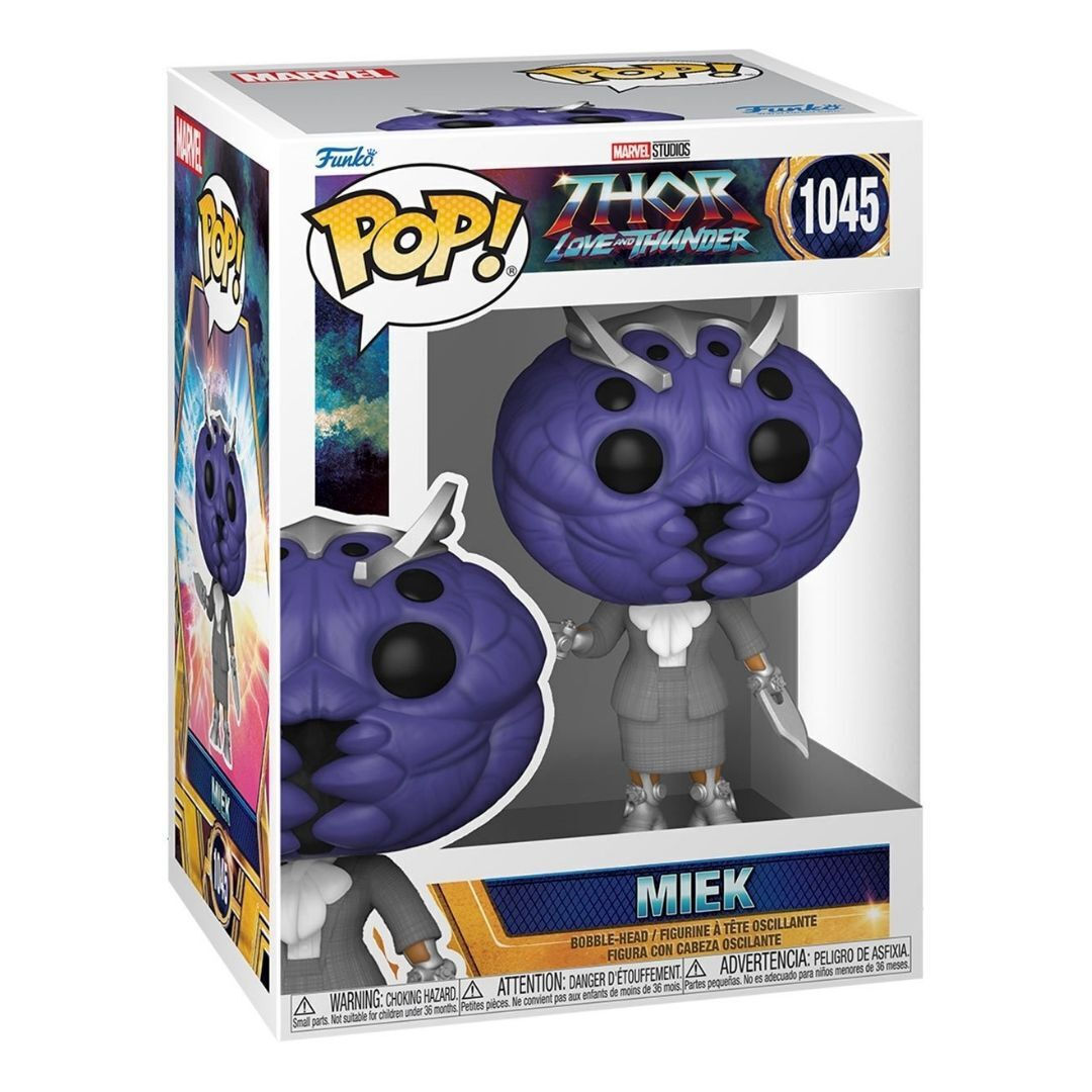 Funko Pop! Marvel: Thor Love and Thunder - Miek #1045 Bobble-Head Vinyl Figure (889698624268)