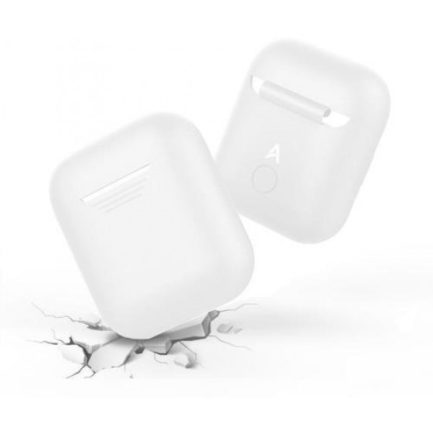 Silicone Cover AhaStyle PodFit PT02 Apple AirPods Λευκό