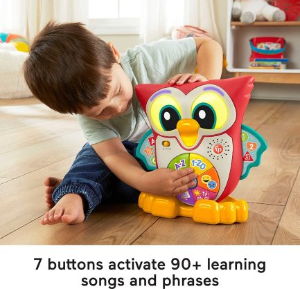 Fisher-Price Linkimals: Κουκουβάγια η Σοφή με Ήχους (HJN63) - Image 3